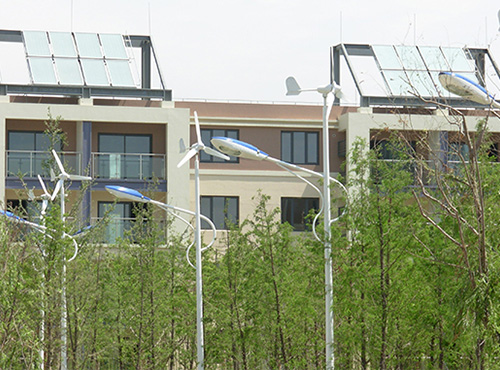 上海某小區(qū)風(fēng)光互補(bǔ)路燈系統(tǒng)