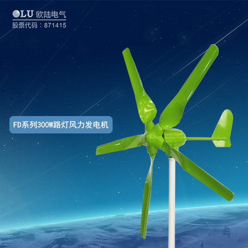 FD系列300W路燈風力發(fā)電機